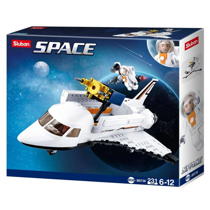 Space Shuttle Building Brick Construction Kit (231 Pcs)