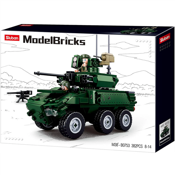 Model Bricks EBRC 6x6 Wheeled Infantry Combat Vehicle (384pcs)