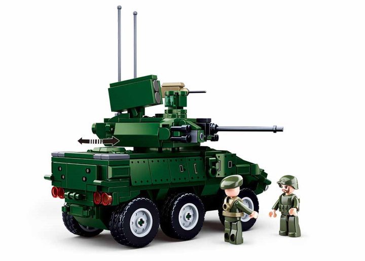 Model Bricks EBRC 6x6 Wheeled Infantry Combat Vehicle (384pcs) - 3