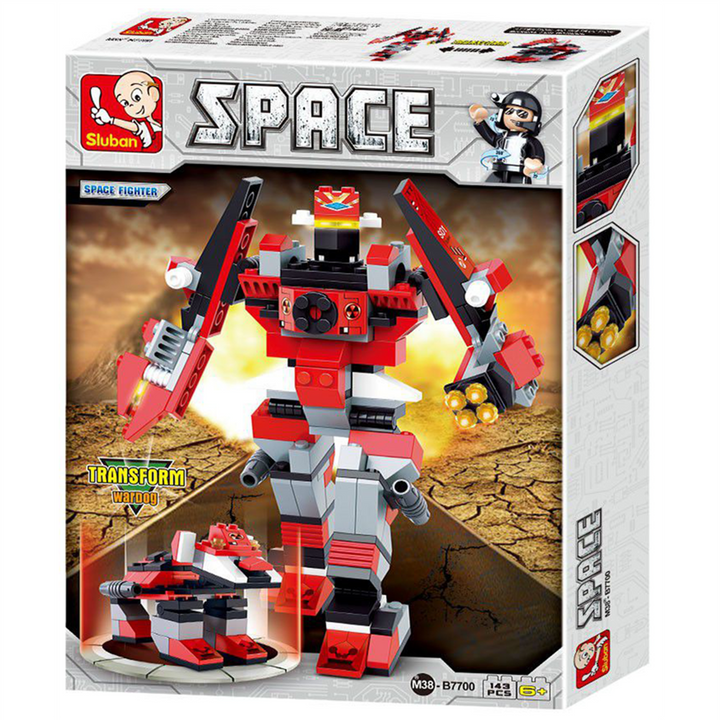 Space Fighter - Blaze Building Brick Kit (143 Pcs)