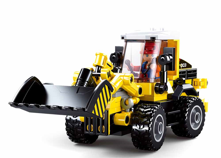 2-in-1 Forklift Construction Truck Building Brick Kit (200 pcs) - 2