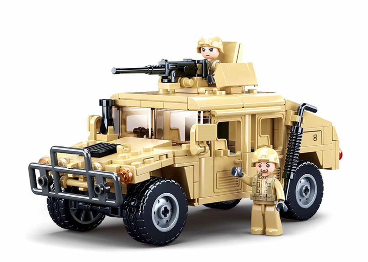 Hummer Assault Army Vehicle Building Brick Kit (265 pcs) - 2