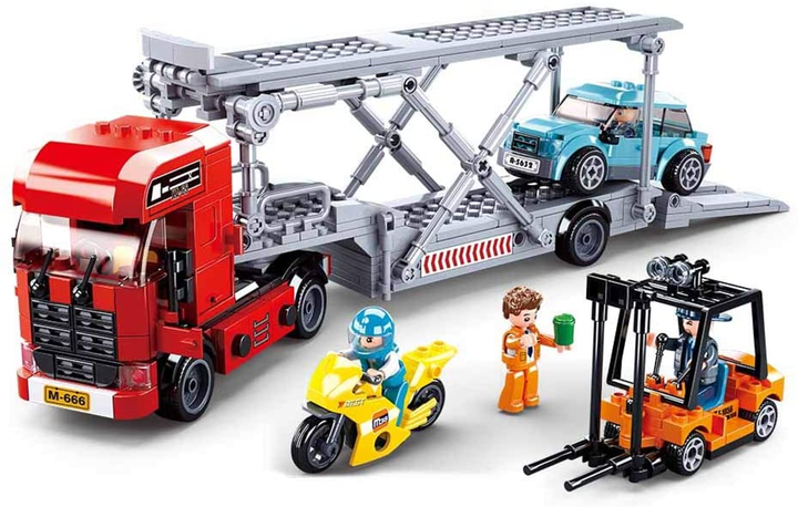 Modern Car Transporter Building Brick Brands (542 pcs) - 2