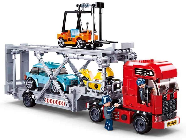 Modern Car Transporter Building Brick Brands (542 pcs) - 3