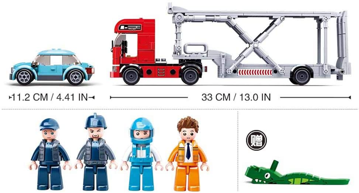 Modern Car Transporter Building Brick Brands (542 pcs) - 5