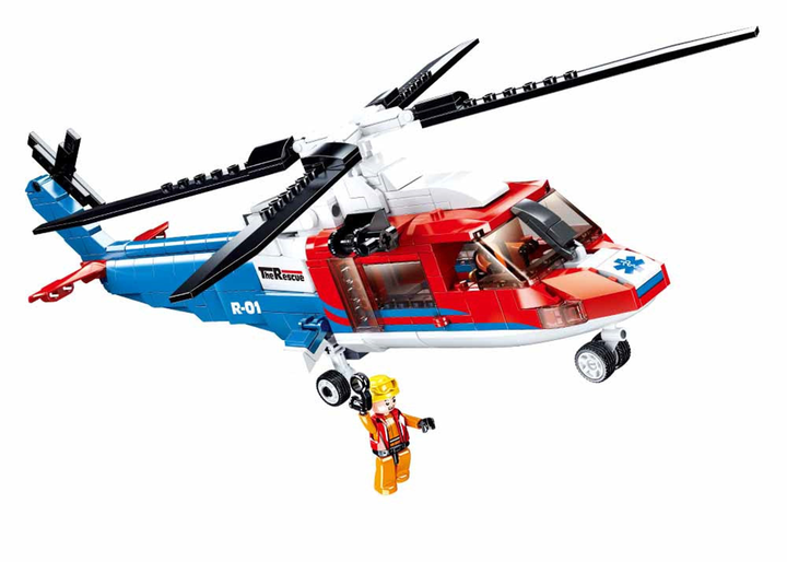 "The Rescue" Medivac Coast Guard Helicopter (402 pcs) - 2