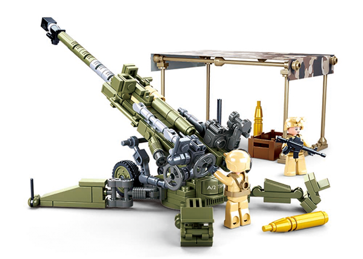 Model Bricks M777 Howitzer Building Brick Kit (258 pcs) - 2