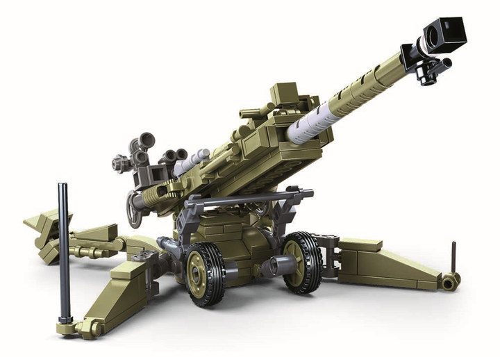 Model Bricks M777 Howitzer Building Brick Kit (258 pcs) - 4