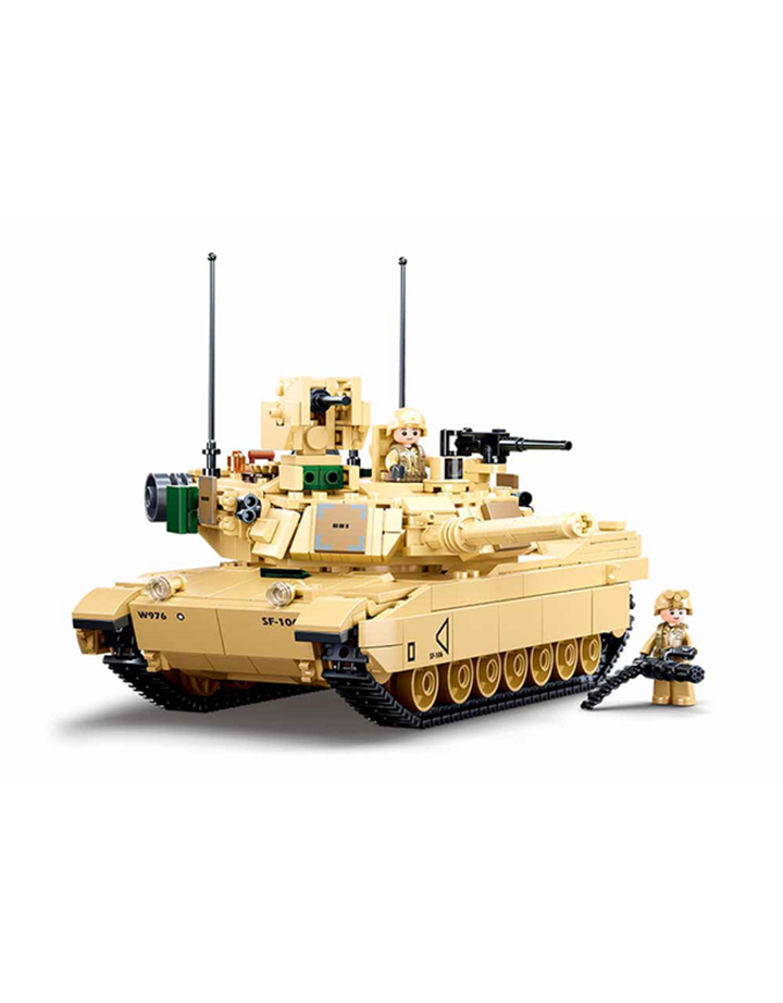 M1A2 Abrams Main Battle Tank Building Brick Kit (781 pcs) - 3