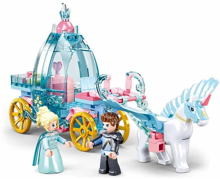 Fairy Tales of Winter Carriage Building Brick Set (191 pcs) - 3