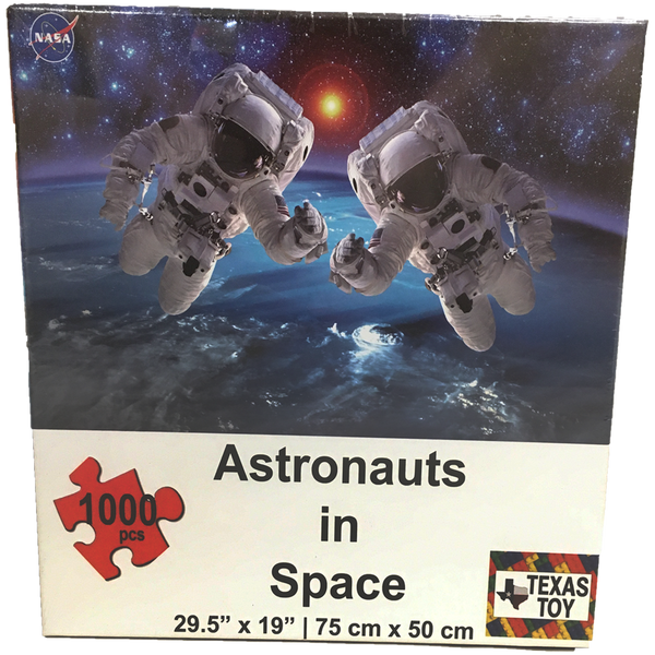 Astronauts in Space Cardboard Puzzle (1000 pieces)