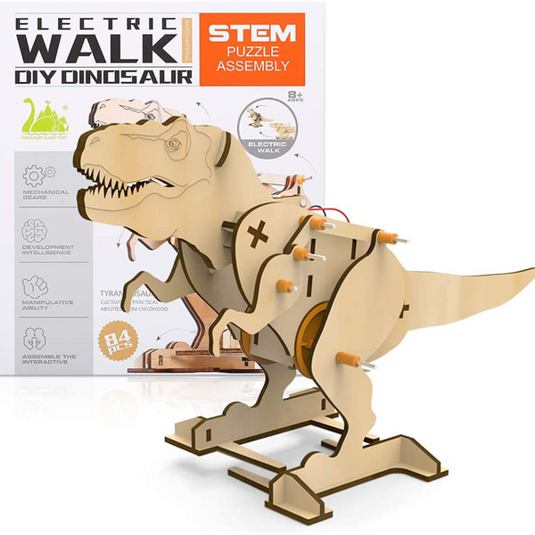 Tyrannosaurus DIY Electric Puzzle Assembly STEM Kit 84 pcs