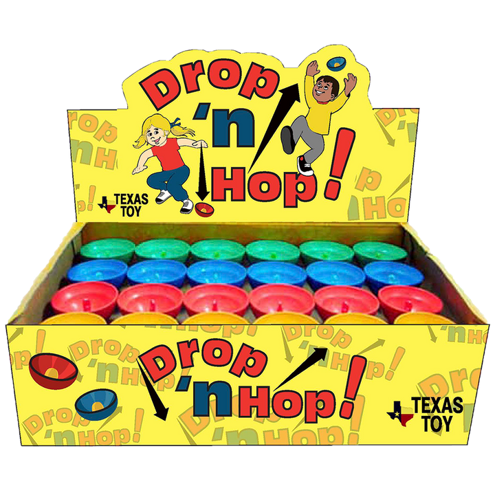 Drop 'n Hop Old Time Popper Fidget Toy Blue