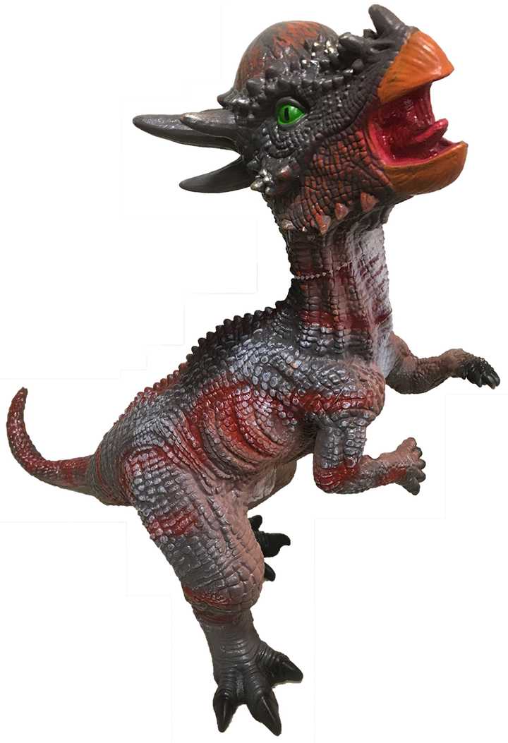 Pacycephalosaurus 22" Vinyl Dinosaur Figurine with Sound Effects - 3