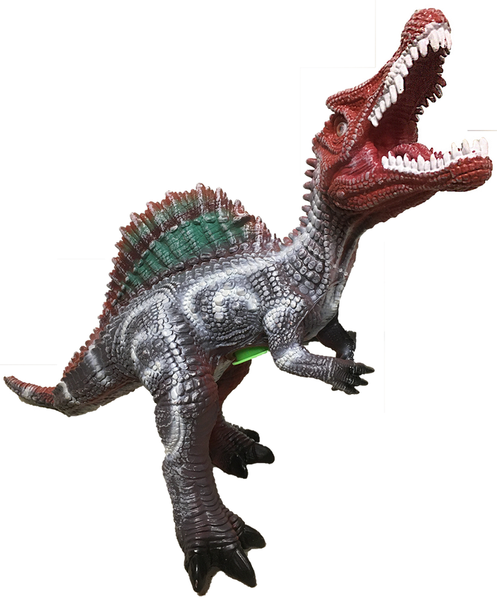 Spinosaurus 19" Vinyl Dinosaur Figurine with Sound Effects - 2