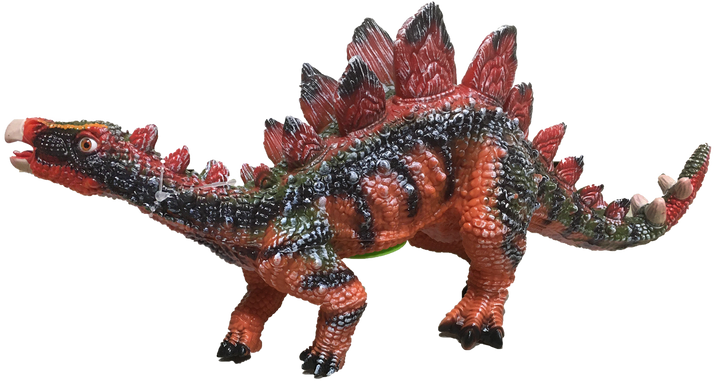 Stegosaurus 17" Vinyl Dinosaur Figurine with Sound Effects - 2