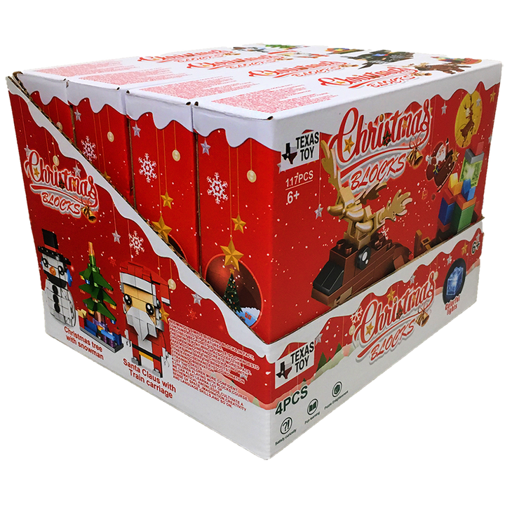 Christmas Blocks Larger Kit Display Set, x4 kits - 2