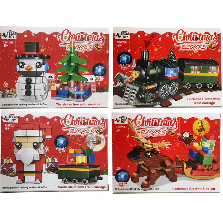 Christmas Blocks Larger Kit Display Set, x4 kits - 3