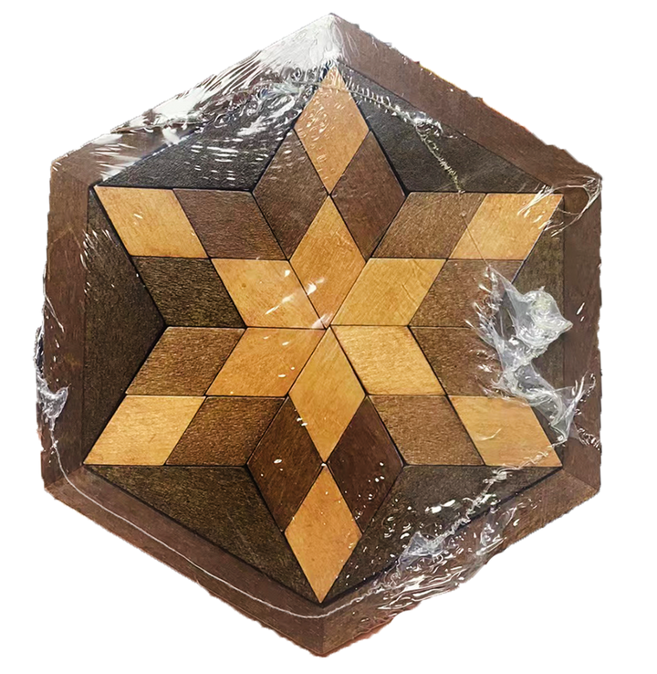 Star Shape Tangram Wooden Puzzle for Kids and Adults 30pcs - 3