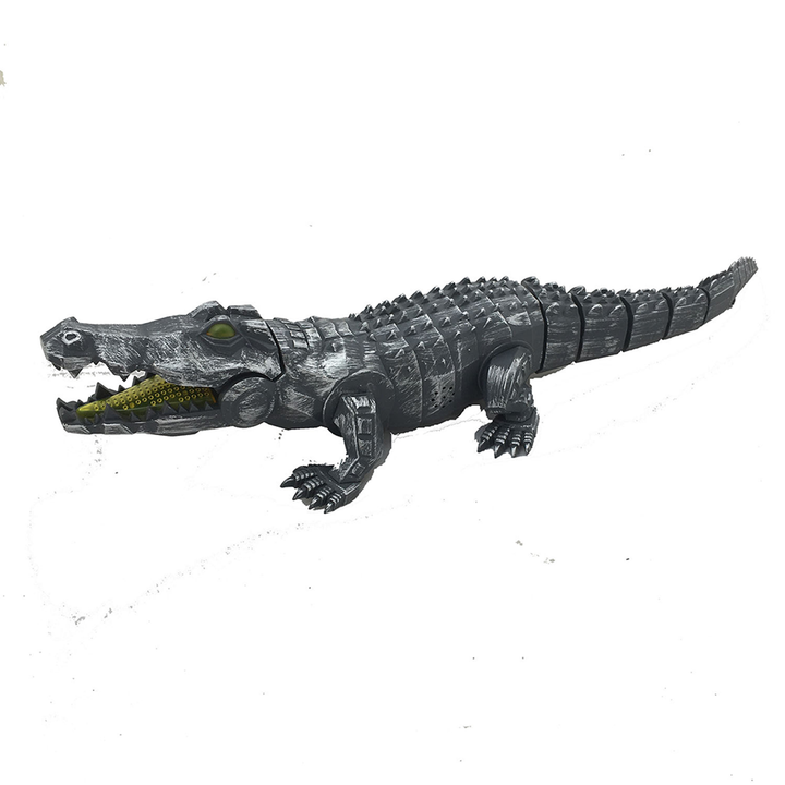 Mechanic Silver Crocodile Walking Toy - 3