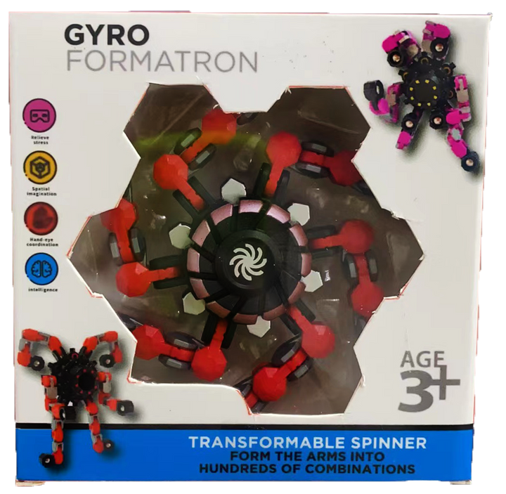 Gyro Formatron Fidget Spinners with Adjustable Arms Blue - 3