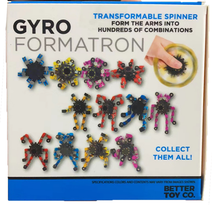 Gyro Formatron Fidget Spinners with Adjustable Arms Blue - 10