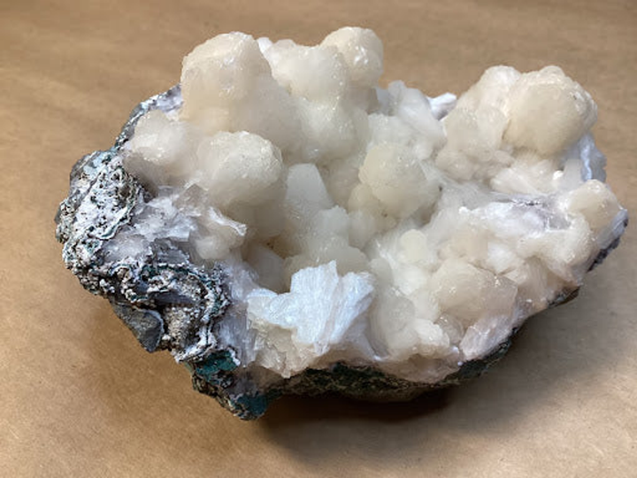 Stilbite on Apophyllite and Matrix - IA1