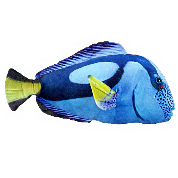 Blue Tang Aquatic Fish Plush Stuffed Animal 16.5"