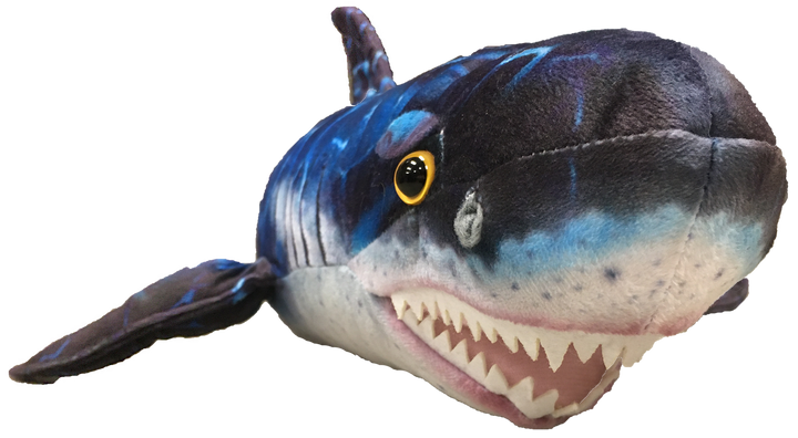 Blue Shark 29" Aquatic Plush Ocean Stuffed Animal - 5