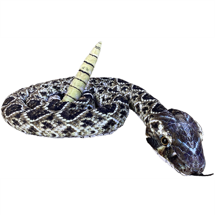 Diamondback Rattlesnake Plush Snake Stuffed Animal 10 Feet Long - 3