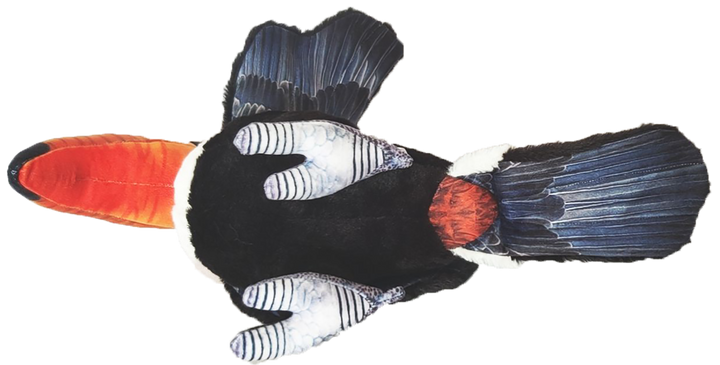 Toucan 12" Plush Tropical Bird Stuffed Animal - 3