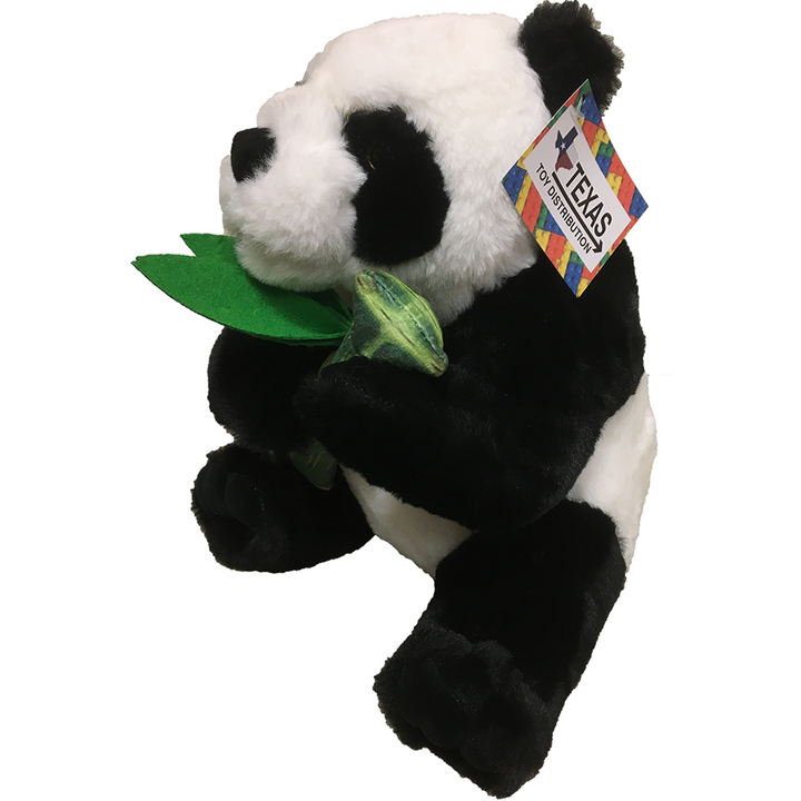 Panda Plush Stuffed Animal with Bamboo 11.5" Tall - 3