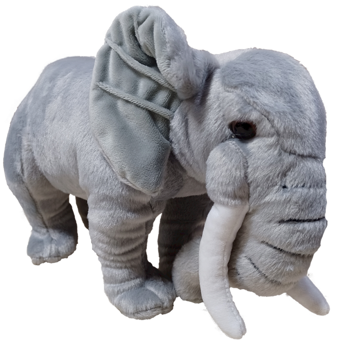 Elephant 13.75" Zoo Plush Stuffed Animal