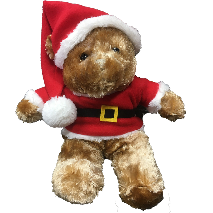 Teddy Bear 11.5 Tall Plush Stuffed Animal Teddy Bear with Santa Outfit (Hat and Jacket) - 7