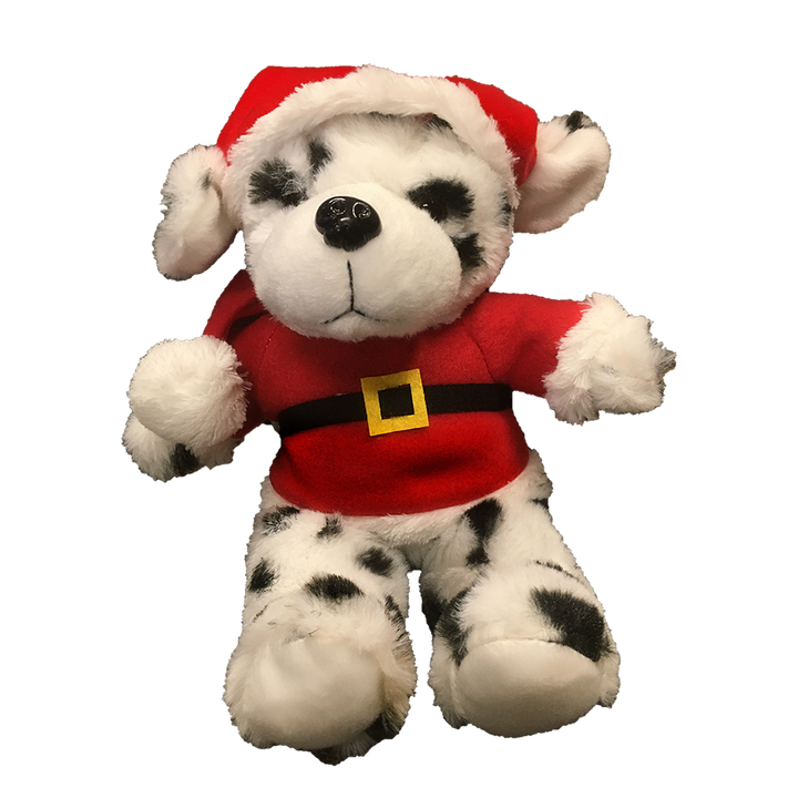 Dalmatian Plush 11.5 Tall Stuffed Animal Dalmatian with Red "Firefighter in Training" T-Shirt - 3