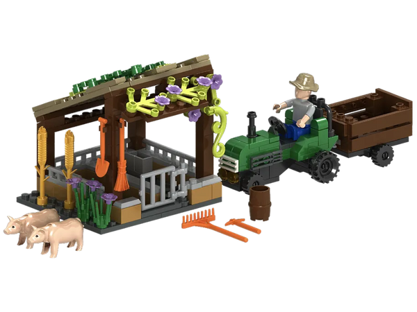 Hog Lot Building Brick Kit (201 pcs)