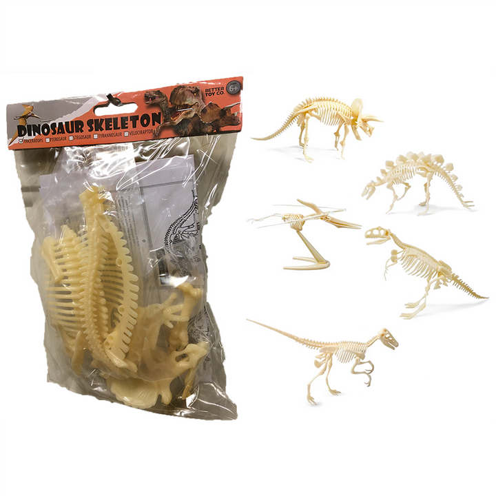 Dinosaur Skeleton Realistic Model Assembly Peggable Kits Triceratops