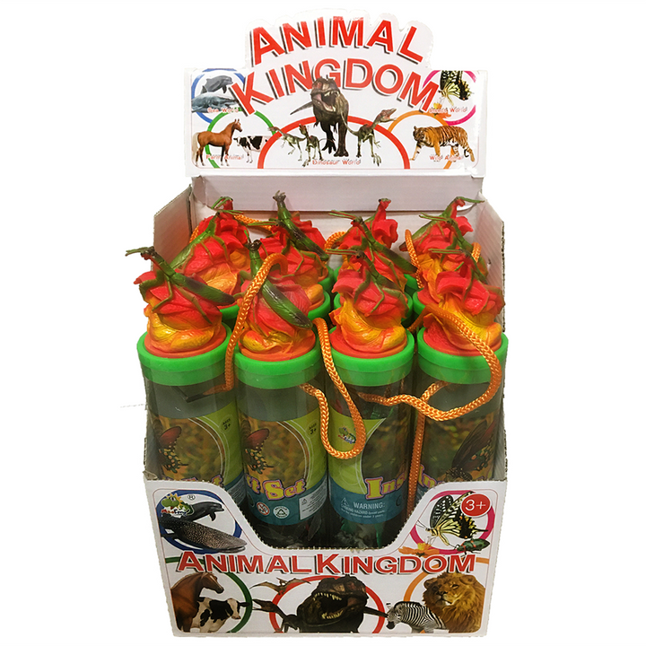 Insects 2" Figurines Bug Tube, Display Set of 12 Tubes - 2