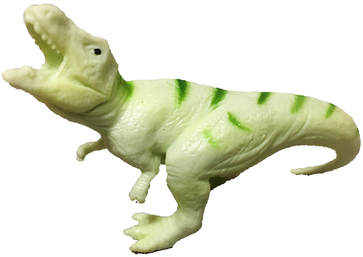 Dinosaur Assortment A, 3" Dinos in Clear Container 6pcs - 7