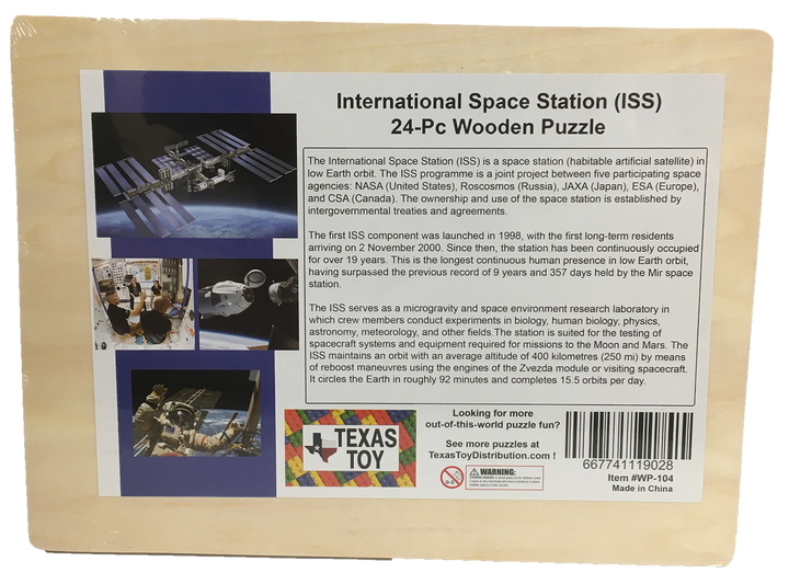 NASA International Space Station 24-pc Wood Jigsaw Puzzle - 3