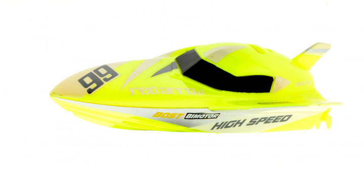 Micro 2.4 Ghz deep V speed boat Yellow - 2