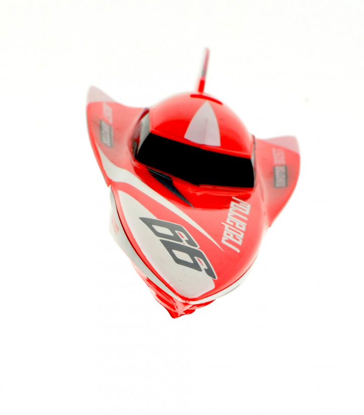 Micro 2.4 Ghz deep V speed boat Red - 5