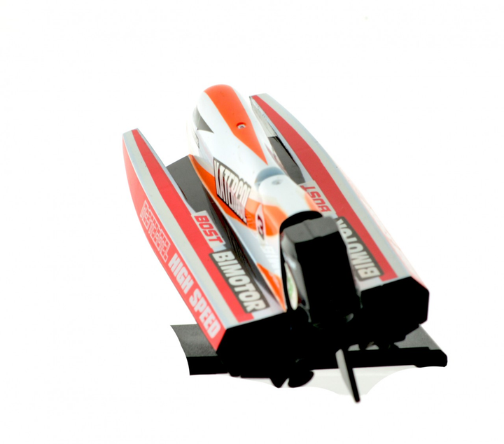 Micro 2.4 Ghz Formula 1 speed boat Orange - 6