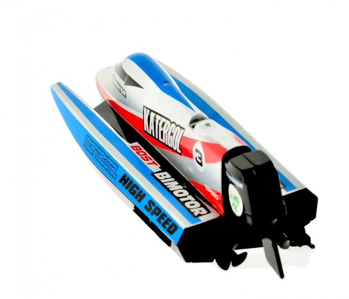 Micro 2.4 Ghz Formula 1 speed boat BLue - 5