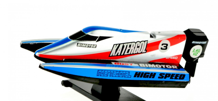 Micro 2.4 Ghz Formula 1 speed boat BLue - 6