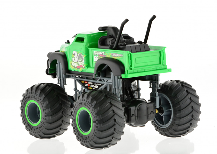 1:16 big wheel toy truck with truck body 2.4 GHz Green - 5