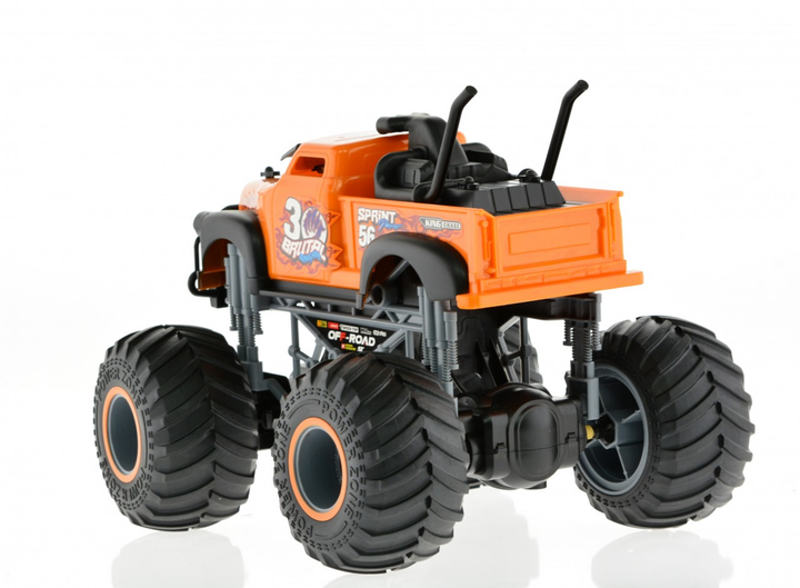 1:16 big wheel toy truck with truck body 2.4 GHz Orange - 5