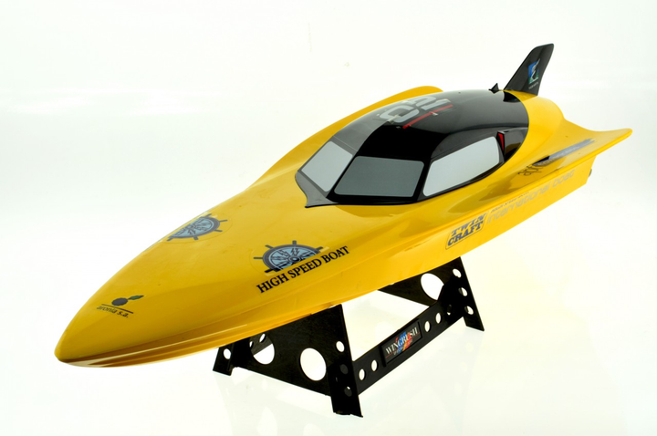 Dual Motor Speed Boat With 2.4 Ghz Remote 30 in Yellow - 5