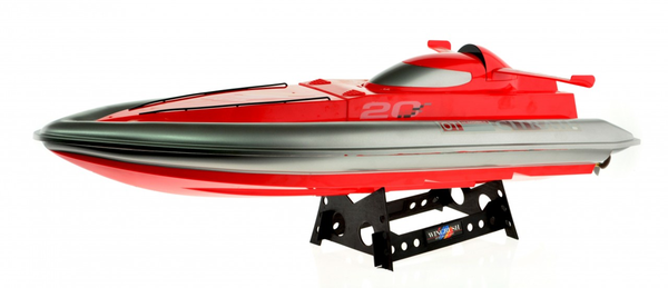 Dual Motor Speed Boat With 2.4 Ghz Remote 32 in Red