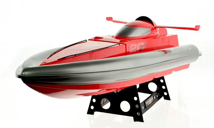 Dual Motor Speed Boat With 2.4 Ghz Remote 32 in Red - 2